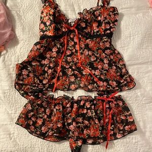 Lingerie Je Tadore floral set